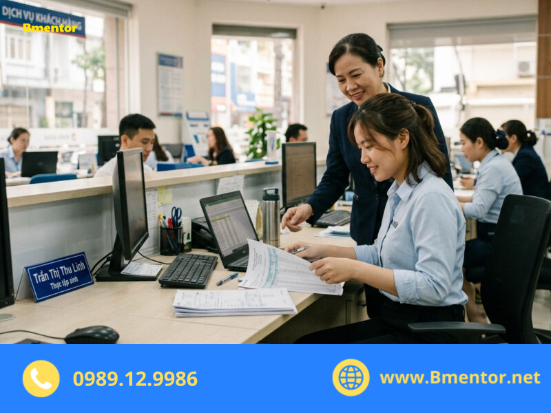 công việc của thực tập sinh ngân hàng