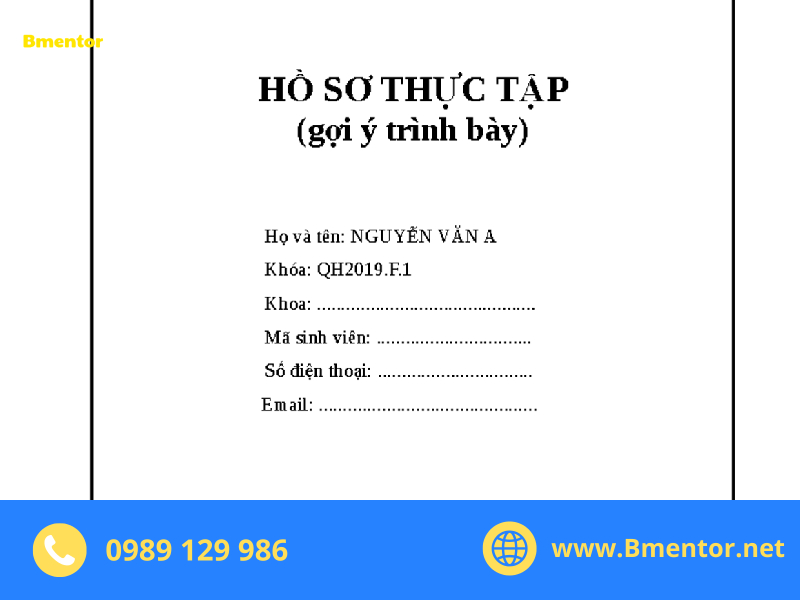 hồ sơ thực tập