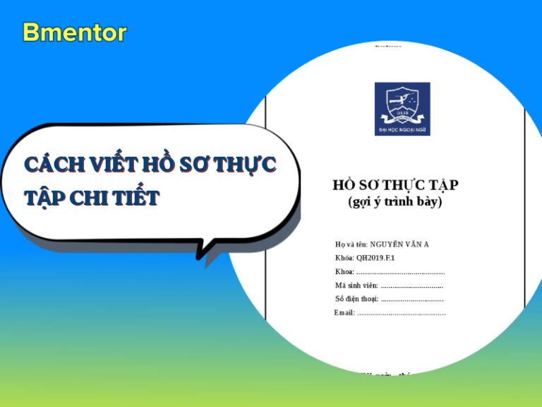 hồ sơ thực tập