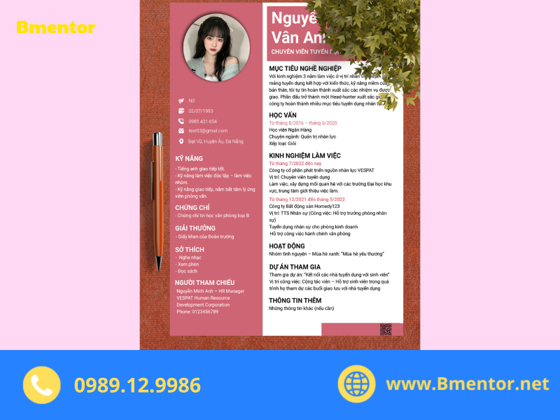 viết cv cho người chưa có kinh nghiệm