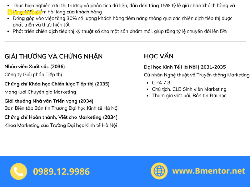 viết cv cho người chưa có kinh nghiệm