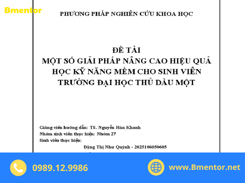 cách viết đề cương nghiên cứu