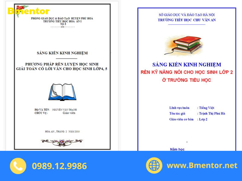 cách viết sáng kiến kinh nghiệm