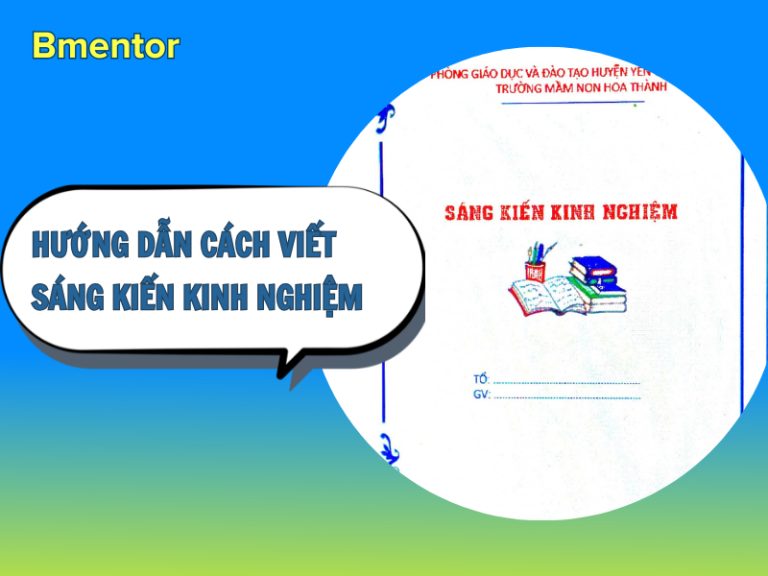 cách viết sáng kiến kinh nghiệm