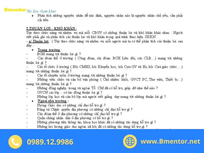 Hướng dẫn chấm sáng kiến kinh nghiệm theo chuẩn 8 hướng dẫn chấm sáng kiến kinh nghiệm